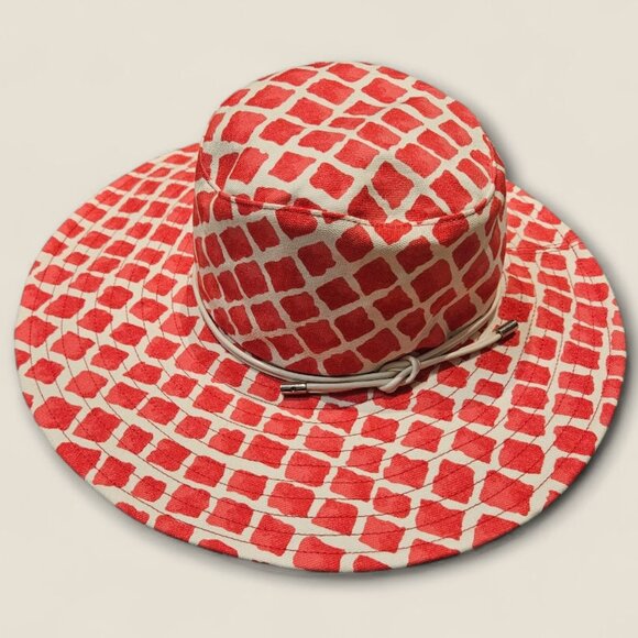 Coach Full Brim Cotton Beach Hat - Picture 1 of 9